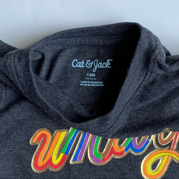 Unity themed shirt size 12 months gray WUC Gay Pride baby girls boys top - Picture 9 of 14